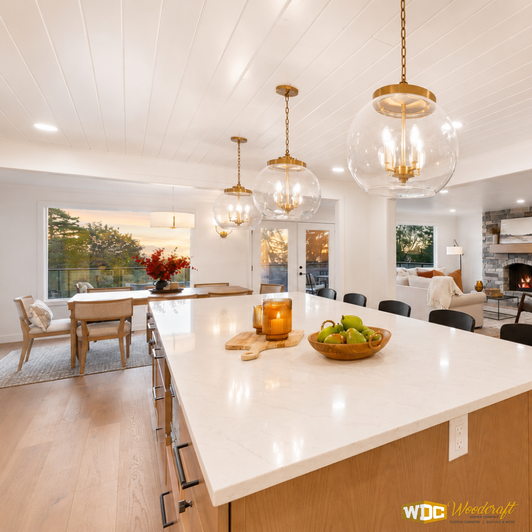 Modern Open Concept Kitchen Remodel with Large Island