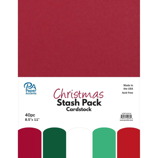 Paper Accents Christmas Stash Pack Cardstock