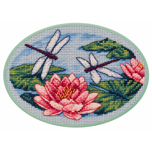 Dimensions Fragrant Water-Lily Counted Cross Stitch Kit
