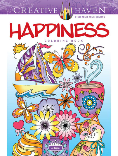 Dover Creative Haven: Happiness Coloring Book