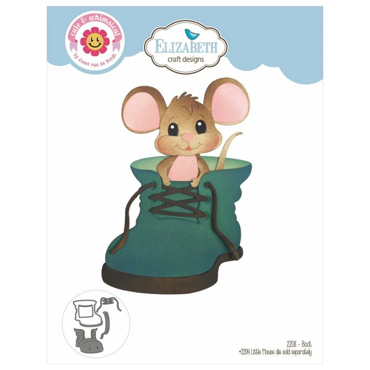 Elizabeth Craft Designs Boot Metal Cutting Die