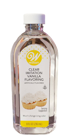 Wilton Imitation Clear Vanilla Extract 8oz.