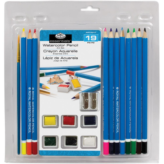 Royal Langnickel essentials Watercolor Pencil Set 19/Pkg