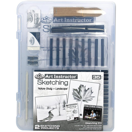 Art Instructor Sketching Clearview Art Set Small - 35pc