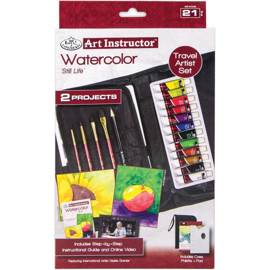 Art Instructor Watercolor Travel Set Small - 21pc