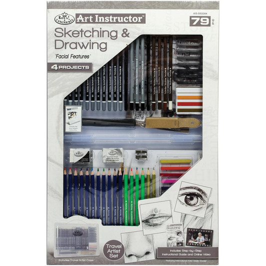 Royal & Langnickel Art Instructor Sketching & Drawing Set 79/Pkg