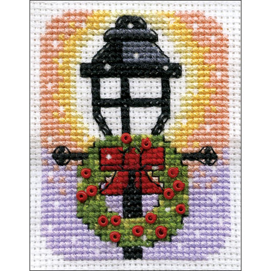 Design Works Counted Cross Stitch Kit - Lamp Post