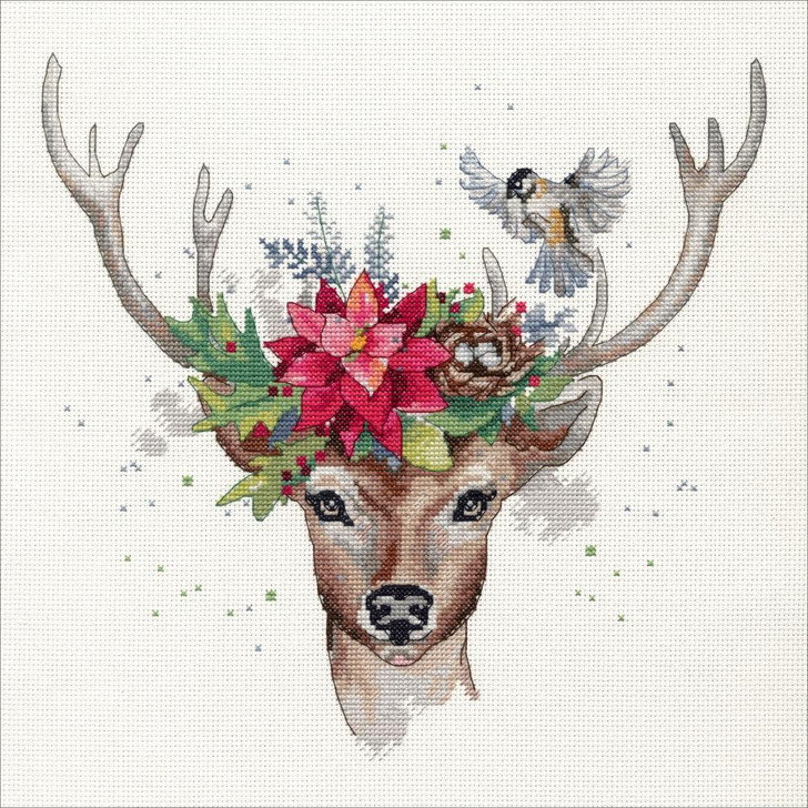Dimensions Woodland Deer Counted Cross Stitch Kit