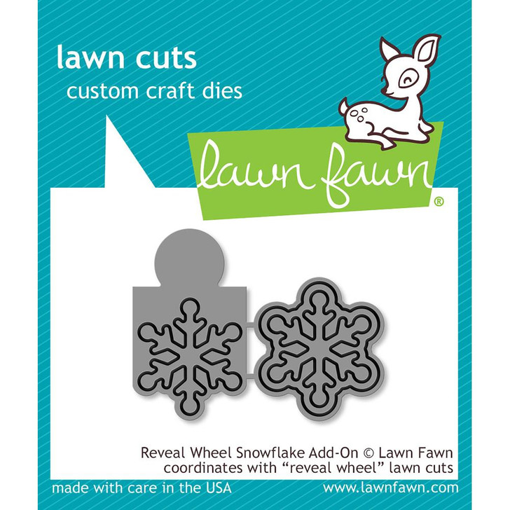 Lawn Cuts Custom Craft Dies - Reveal Wheel Snowflake Add-On