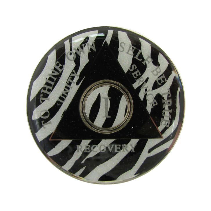 AA Anniversary Coin Medallion | Zebra Print