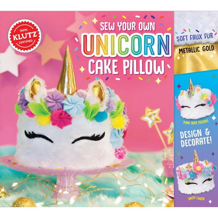 Klutz Sew Your Own Unicorn Cake Pillow
