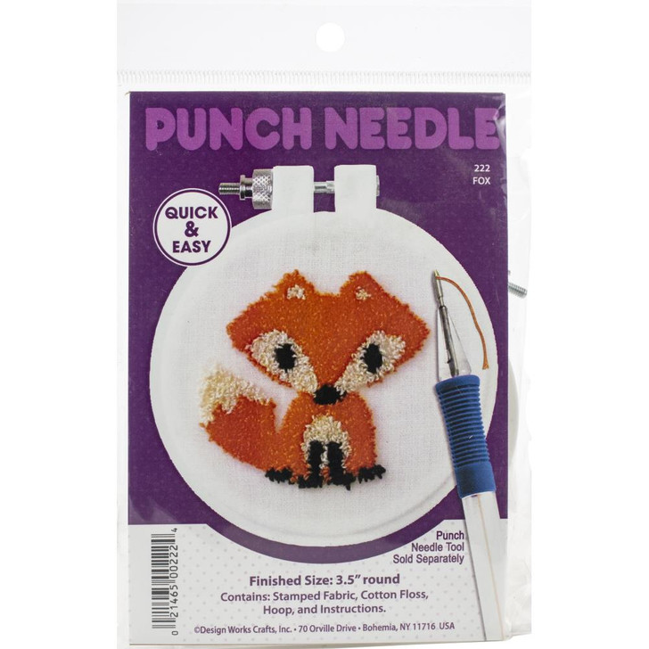 Design Works Punch Needle Kit - Fox