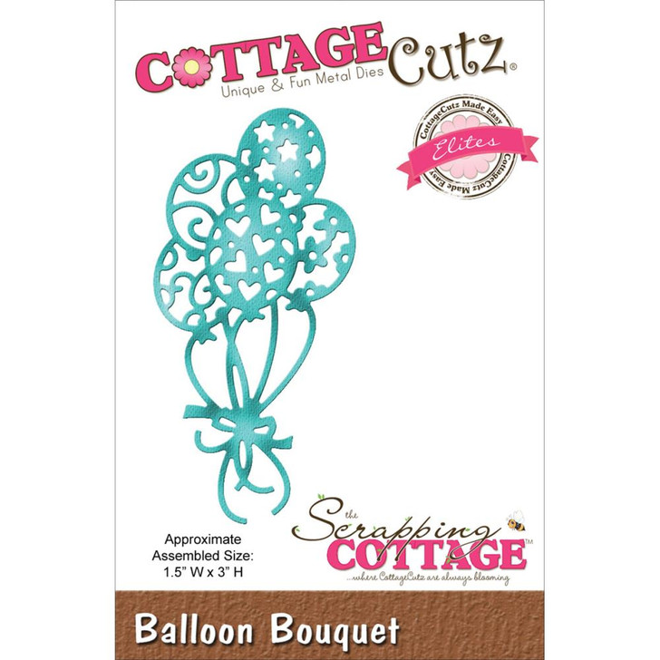 CottageCutz Elites Die - Balloon Bouquet