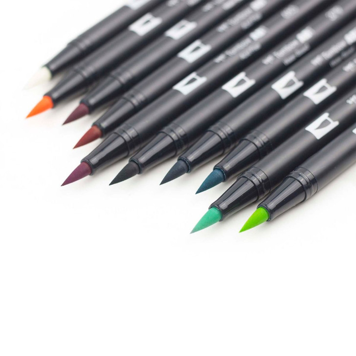 Tombow Dual Brush Pens 10/Pkg - Tropical Palette