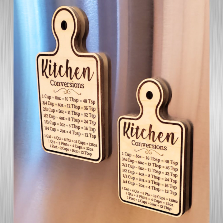 Kitchen Conversions Mini Cutting Board Magnet