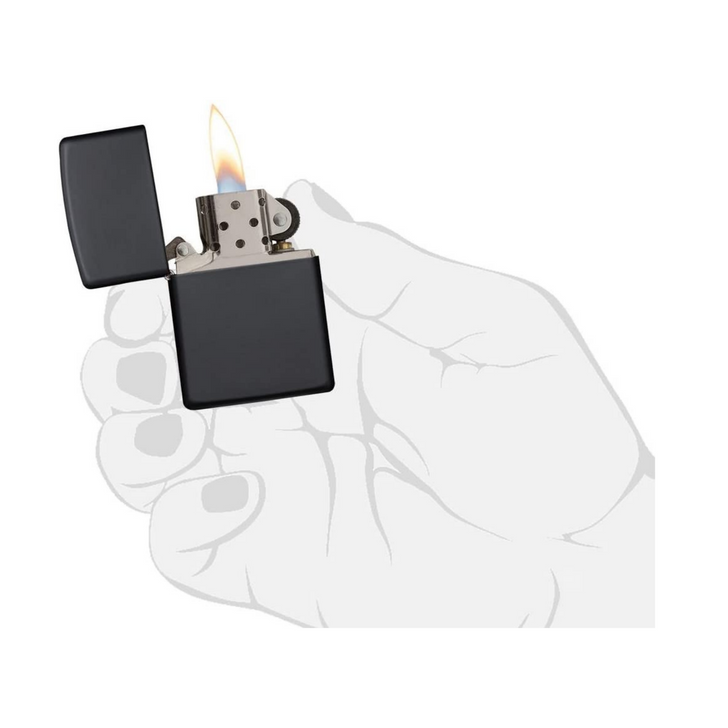 Zippo Engraved Black Matte Lighter ~ Personalized