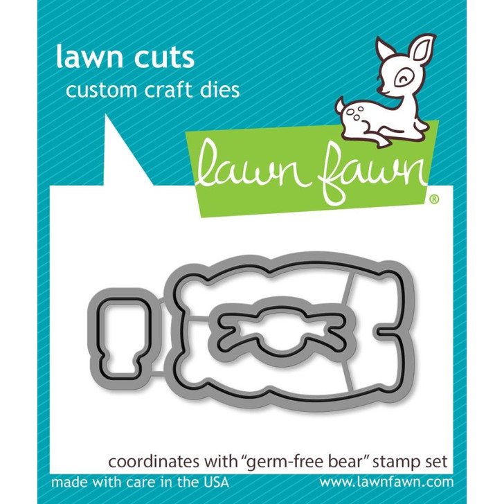 Lawn Cuts Germ-Free Bear Custom Craft Die