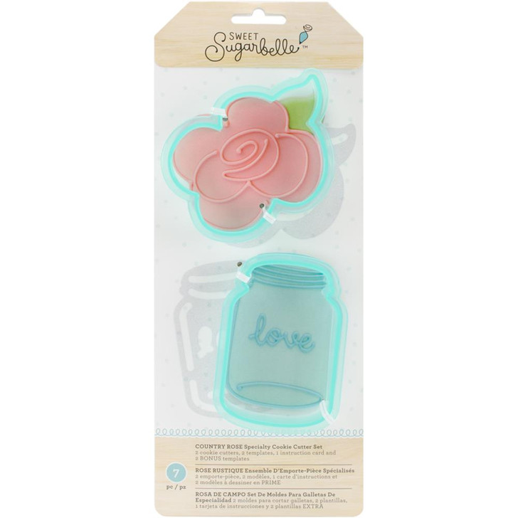 Sweet Sugarbelle Country Rose Cookie Cutter Set 7/Pkg