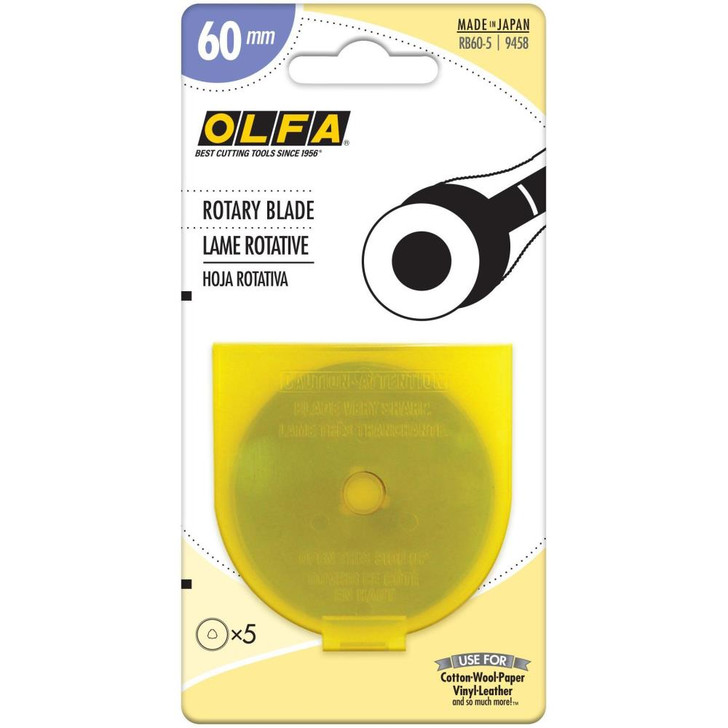 OLFA Rotary Blade 60mm 5/Pkg