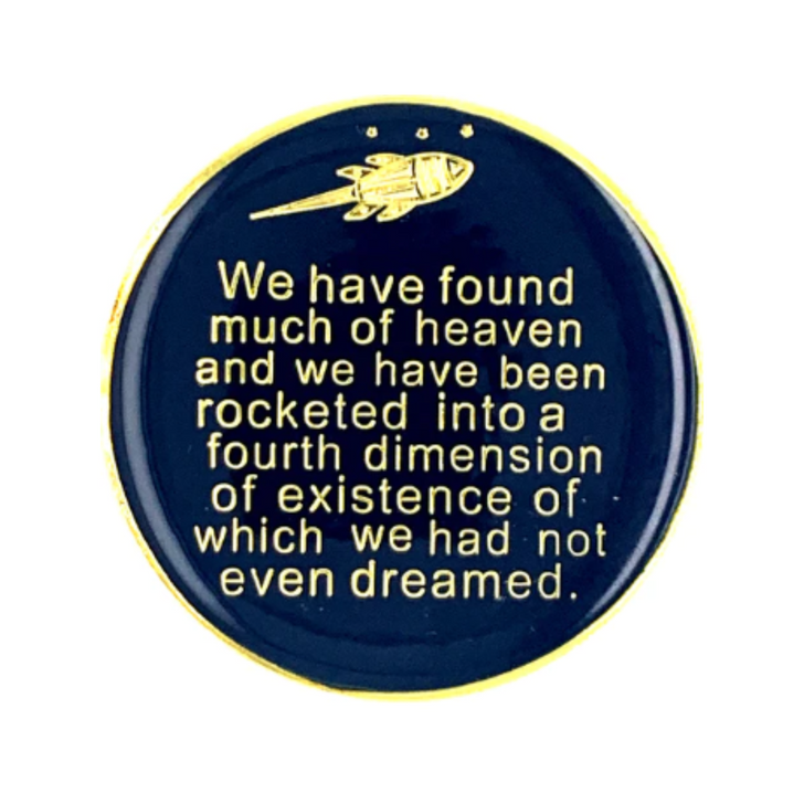 Alcoholics Anonymous (AA) Anniversary Coin – "Moon & Stars" Sobriety Medallion