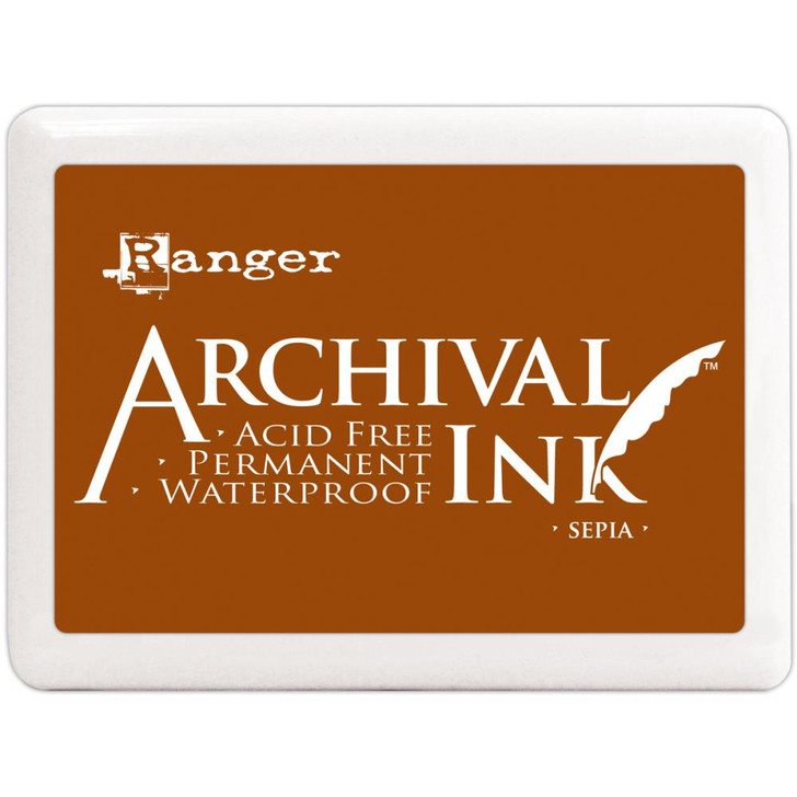 Ranger Sepia Archival Ink Jumbo Ink Pad