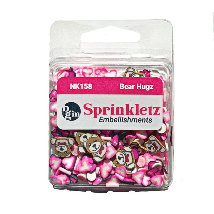 Buttons Galore Sprinkletz Embellishments 12g - Bear Hugz