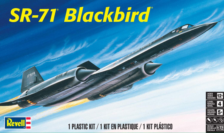 Revell Plastic Model Kit - SR-71A Blackbird 1:71