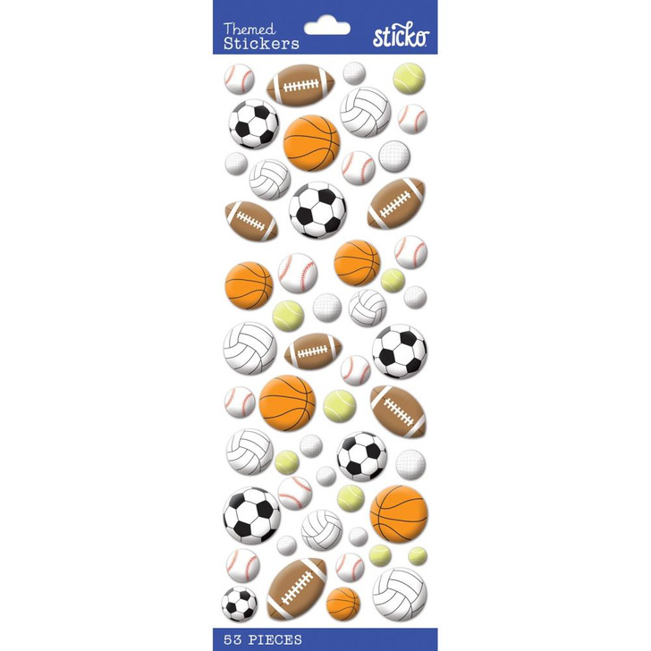 Sticko Themed Stickers | Sports Balls