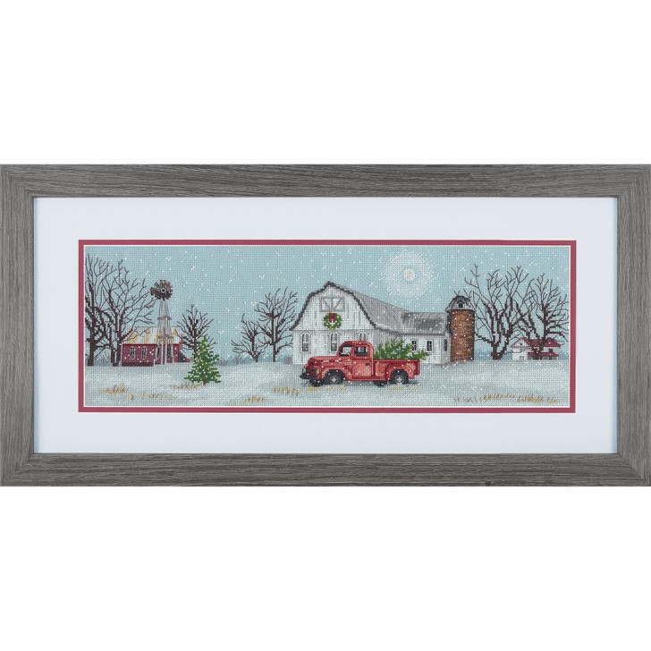 Dimensions Counted Cross Stitch Kit | Winter Farm