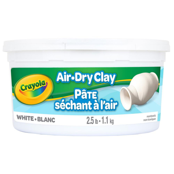 Crayola Air-Dry Clay 2.5lb | White