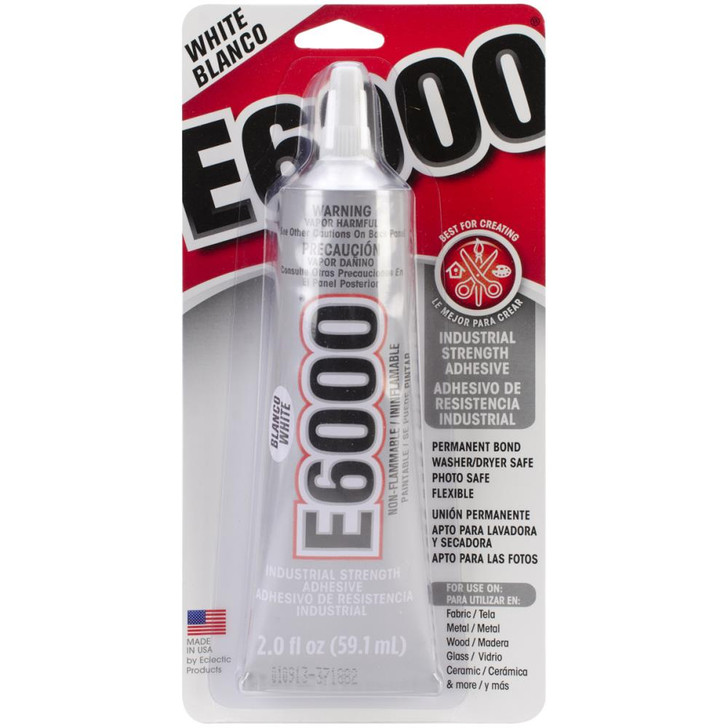 E6000 Multipurpose White Adhesive 2oz.