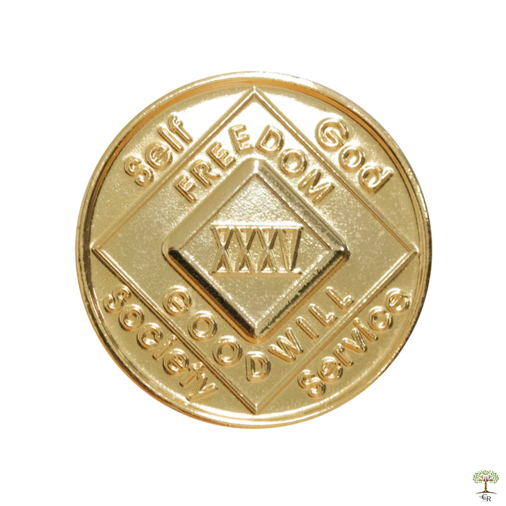 NA Gold Plate Medallion