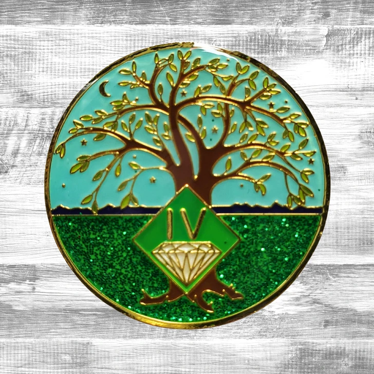 Narcotics Anonymous Tree of Life Anniversary Coin