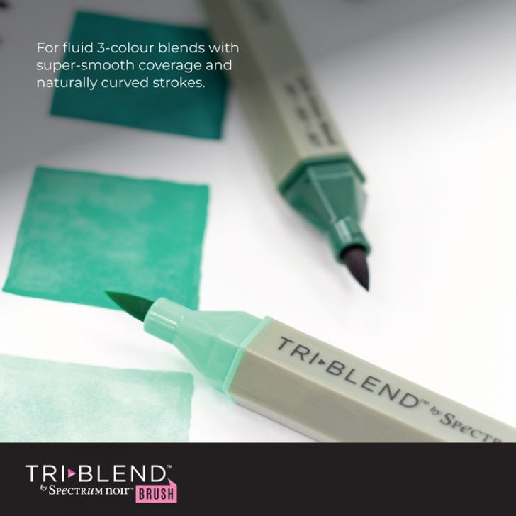 Spectrum Noir TriBlend Brush Marker | Dull Green Blend