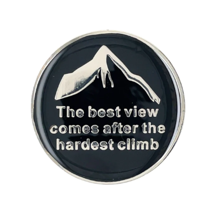 AA Mountains Sobriety Anniversary Coin