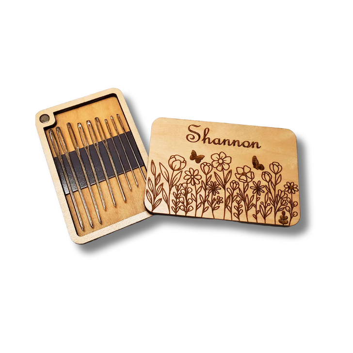 Wildflowers Magnetic Needle Minder Storage Case