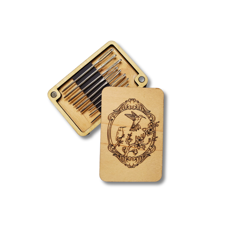 Needle Minder Storage Case - Hummingbirds