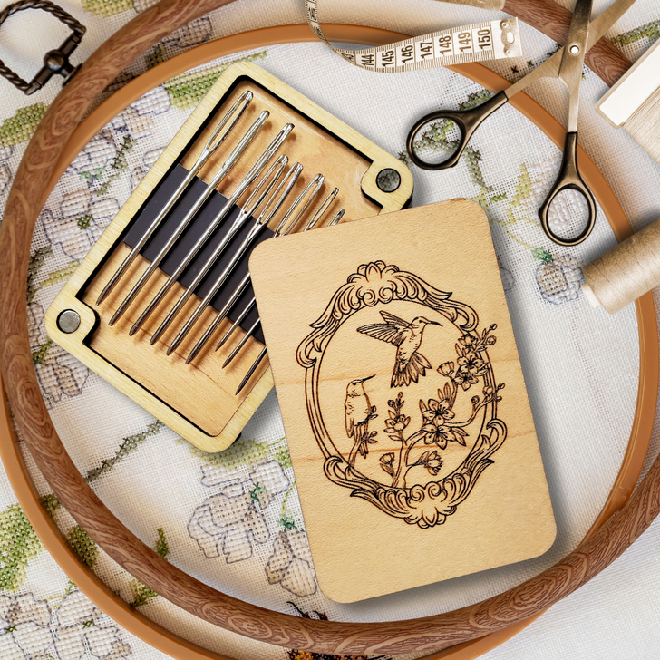 Needle Minder Storage Case - Hummingbirds