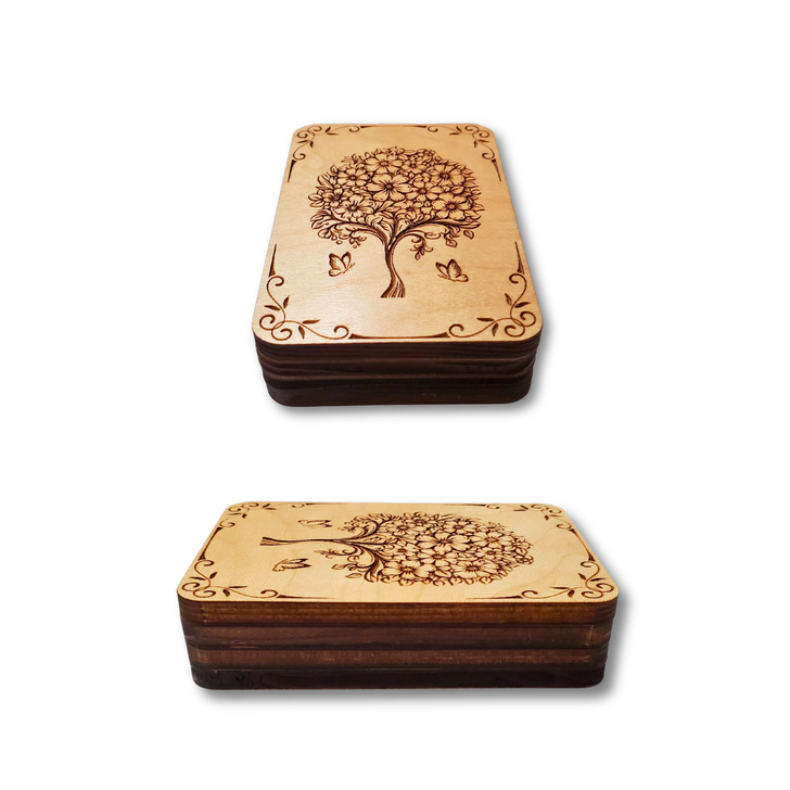 Needle Minder Storage Case | Floral Tree