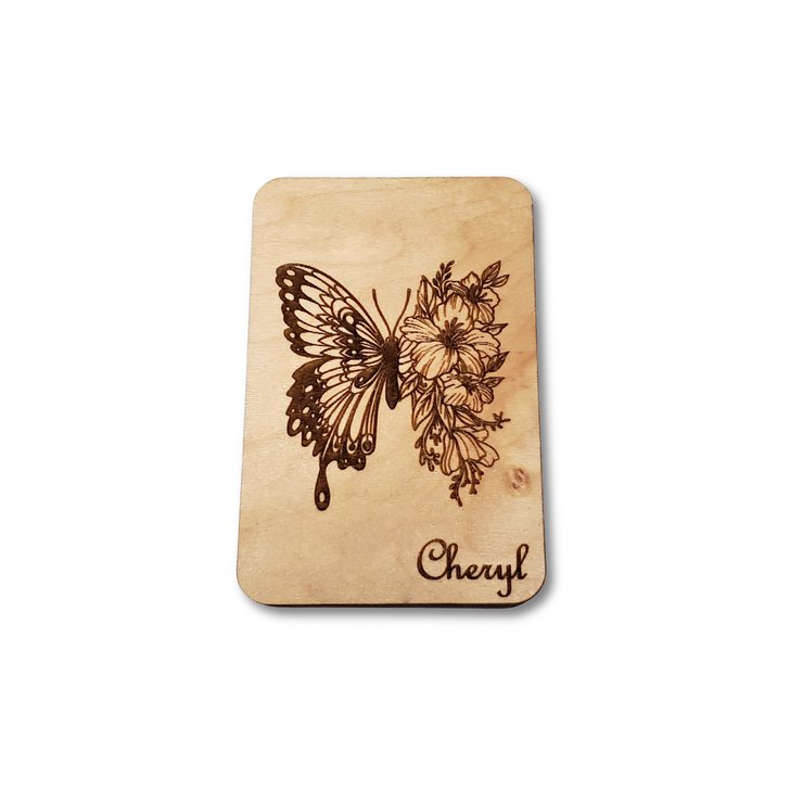 Needle Minder Storage Case | Floral Butterfly