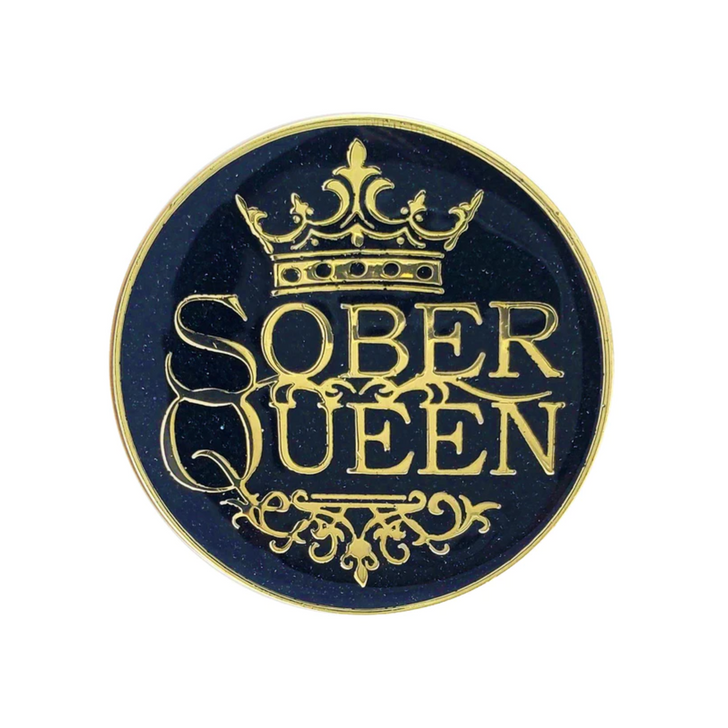 Sober Queen Coin Medallion