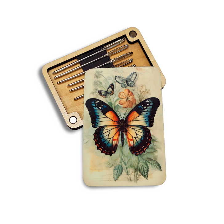 Needle Minder Storage Case | Butterflies