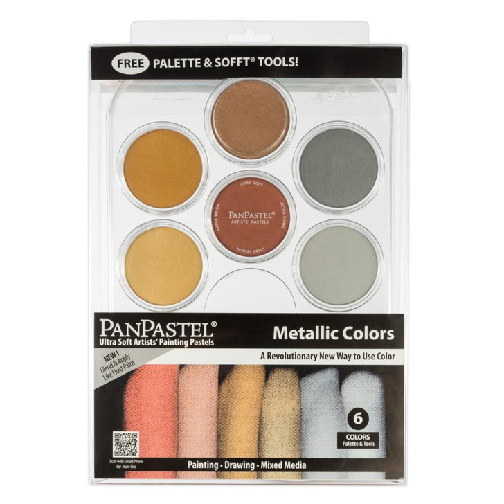 PanPastel Ultra Soft Artist Pastel Set 9ml 6/Pkg | Metallics