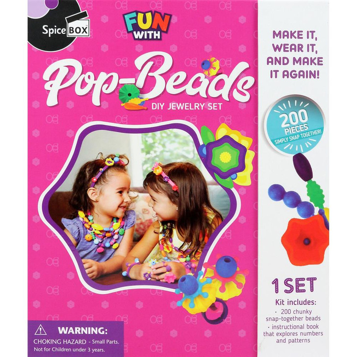 SpiceBox Fun With Pop Beads DIY Jewelry Kit