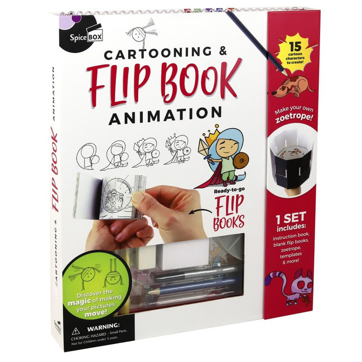 SpiceBox Cartooning & Flip Book Animation Kit