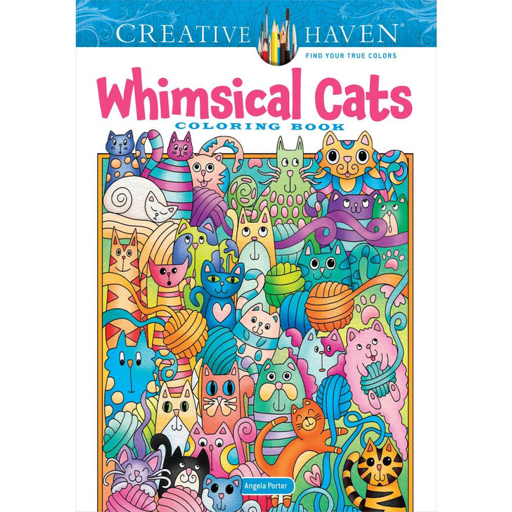 Creative Haven: Whimsical Cats Coloring Book