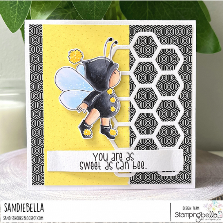 Stamping Bella Rubber Stamp | Bundle Girl Is A Bee