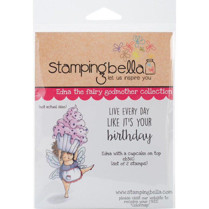 Stamping Bella Rubber Stamps | Edna With A Cupcake On Top