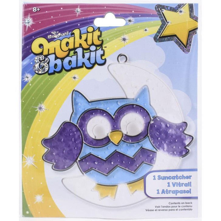 Colorbok Makit & Bakit Suncatcher Kit | Owl