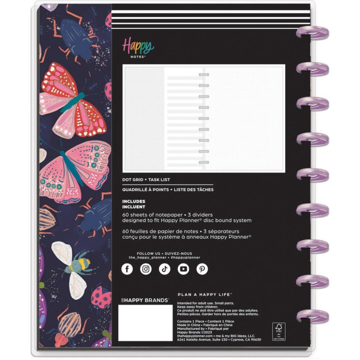 Happy Planner Classic Notebook | Spring Bugs
